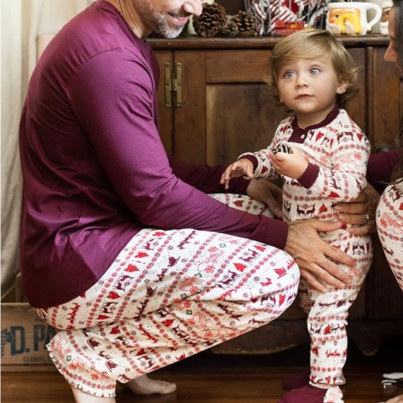 Men's pocket tee & lounge pants Christmas holiday pajama set XXL - Picture 4 of 7